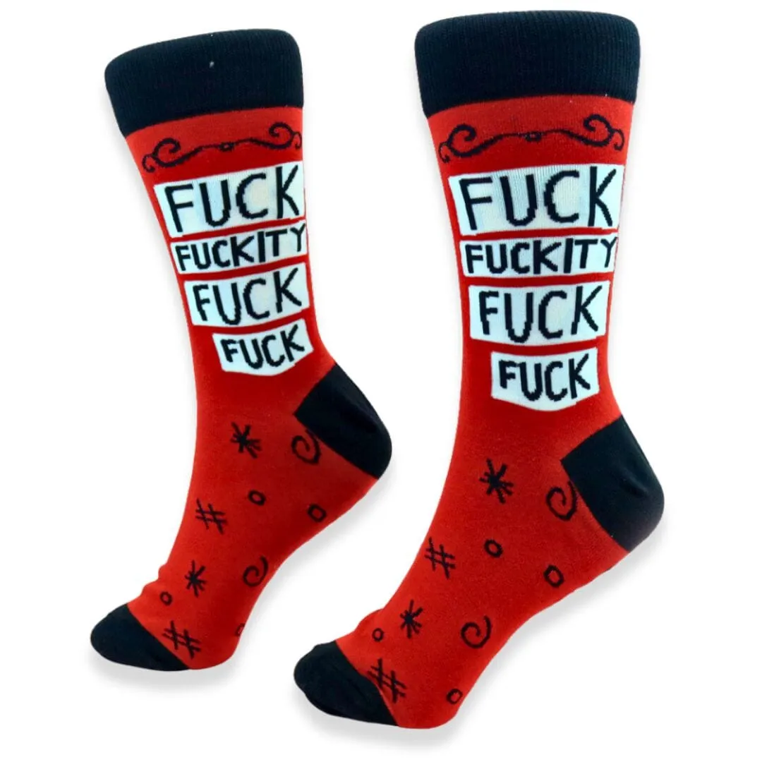 Fuck Fuckity Fuck Fuck Socks - Unisex Large