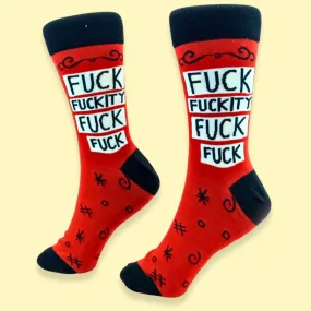 Fuck Fuckity Fuck Fuck Socks - Unisex Large