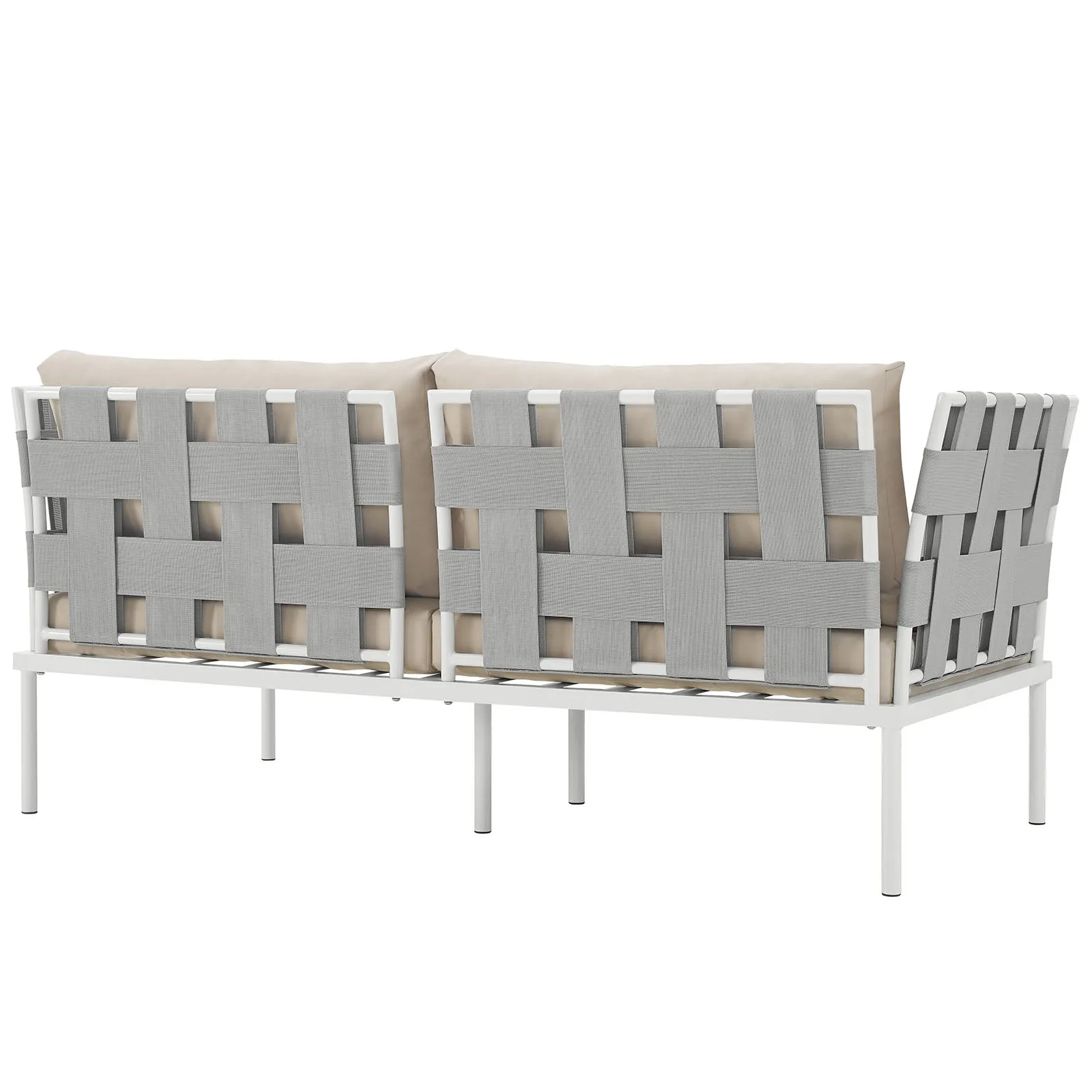 Harmony Outdoor Patio Aluminum Loveseat