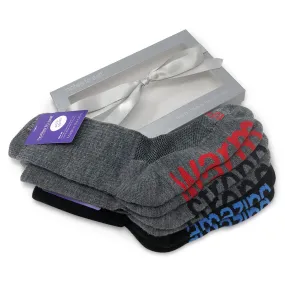 I am amazing®   I am strong™   I am warm™ merino wool crew sock gift set