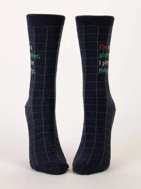 I'm a Planner Women's Crew Sock