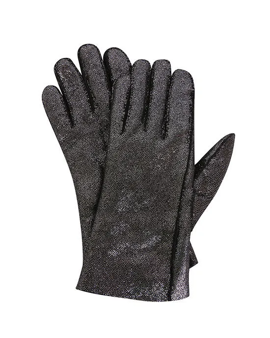 Ladies Shimmer Shearling Gloves