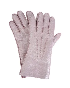 Ladies Shimmer Shearling Gloves