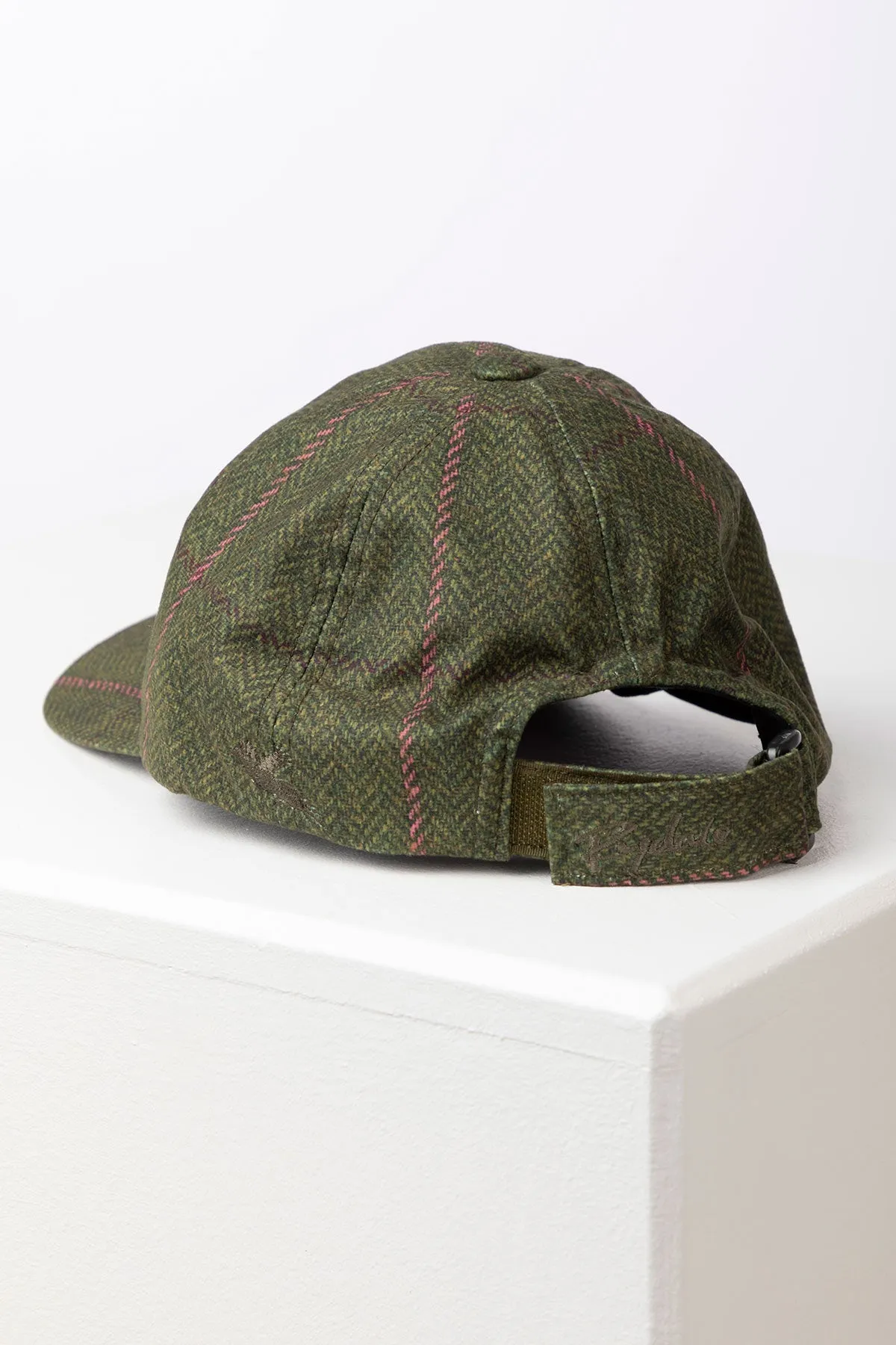 Ladies Tweed Print Baseball Cap - Danby