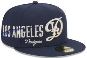 New Era Los Angeles Dodgers City Connect Icon 9FIFTY Snapback Hat 2024 - Navy