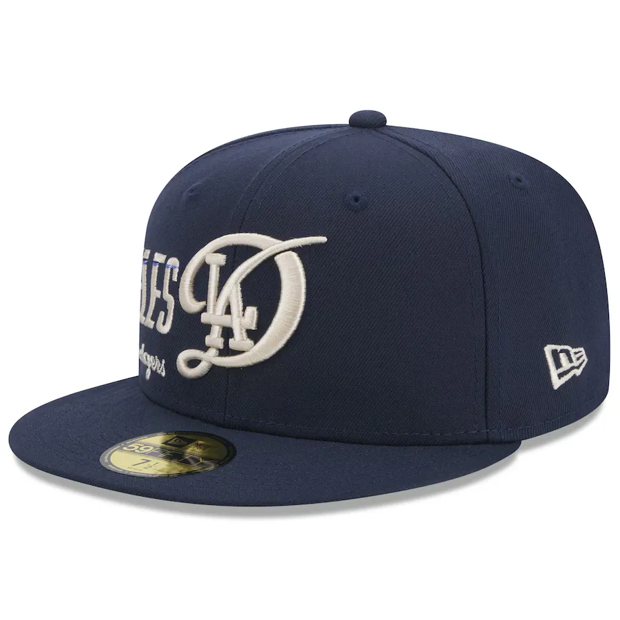 New Era Los Angeles Dodgers City Connect Icon 9FIFTY Snapback Hat 2024 - Navy