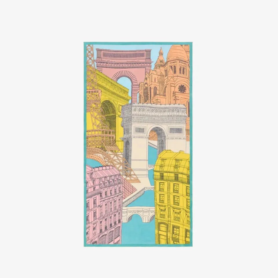 PARIS SCARF - TURQUOISE