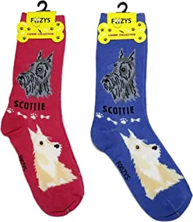 Pink Scottie Socks