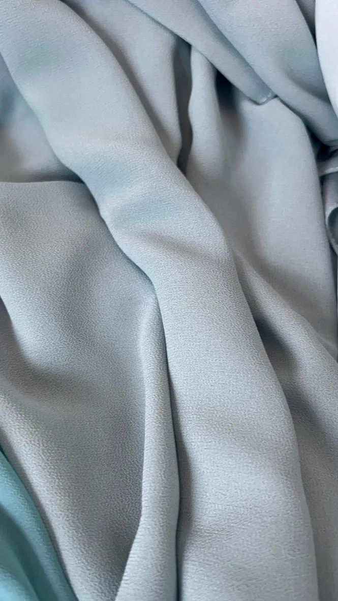 Premium Pearl Chiffon Square Scarf