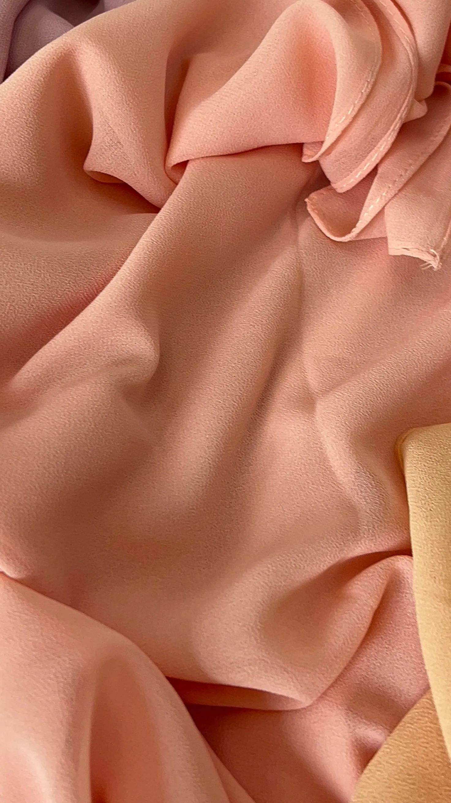 Premium Pearl Chiffon Square Scarf