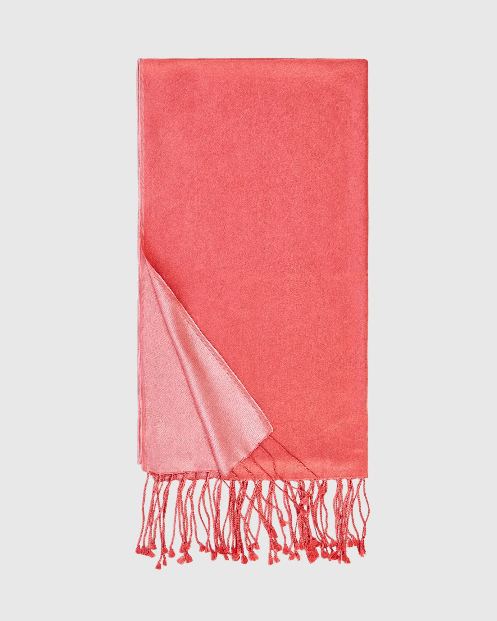 Premium Silk Two-Tone Scarf