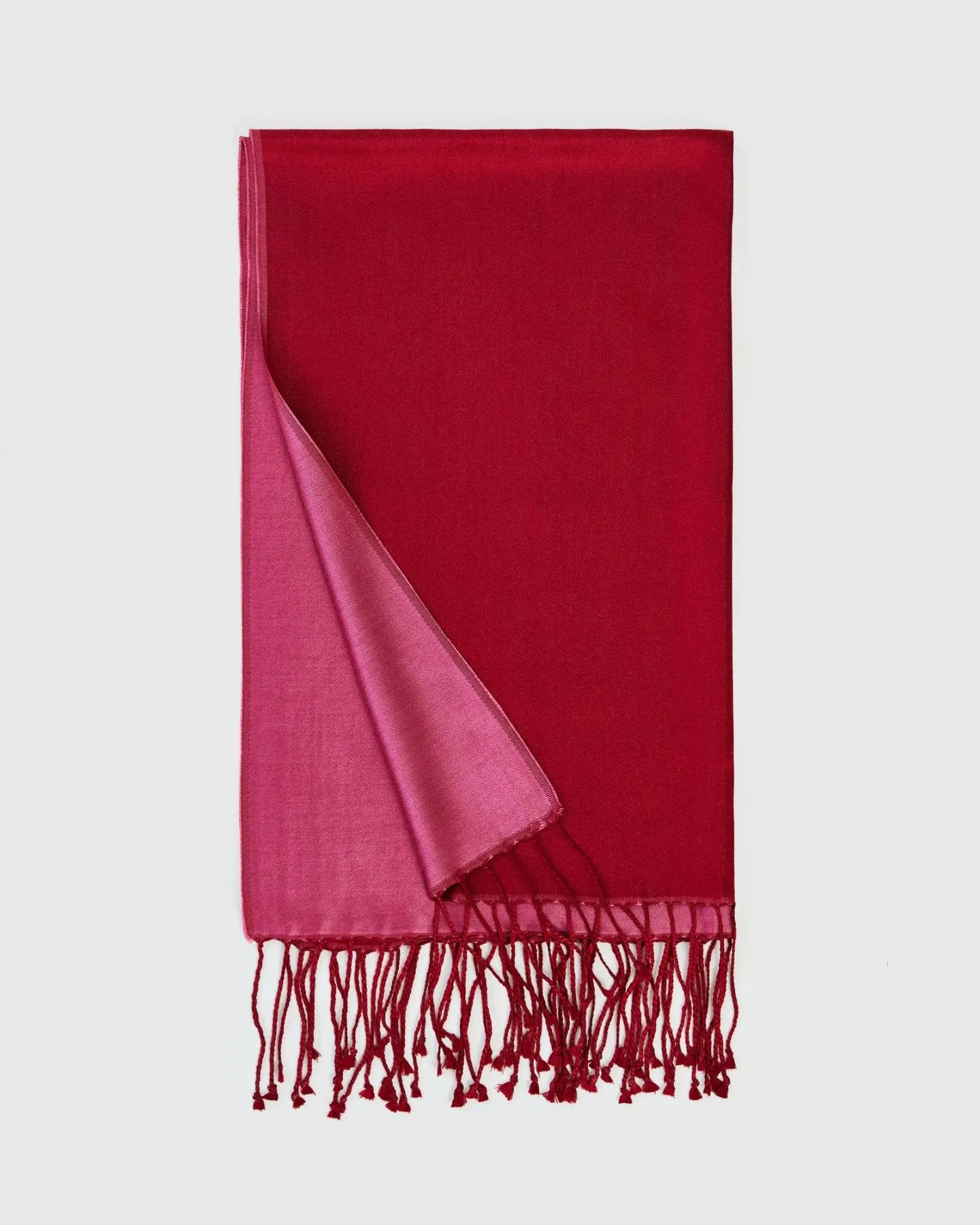 Premium Silk Two-Tone Scarf