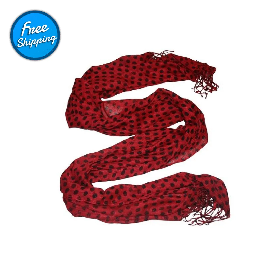 Scarves with Spots (Various Colours) Scarf