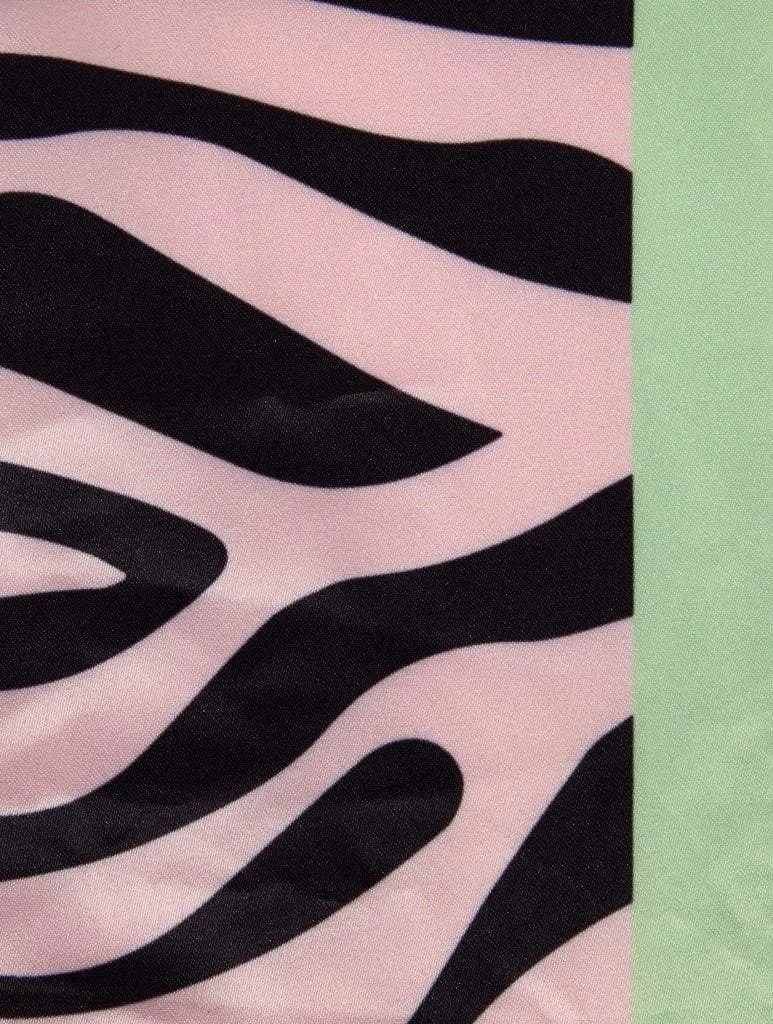 Sherbet Zebra Scarf