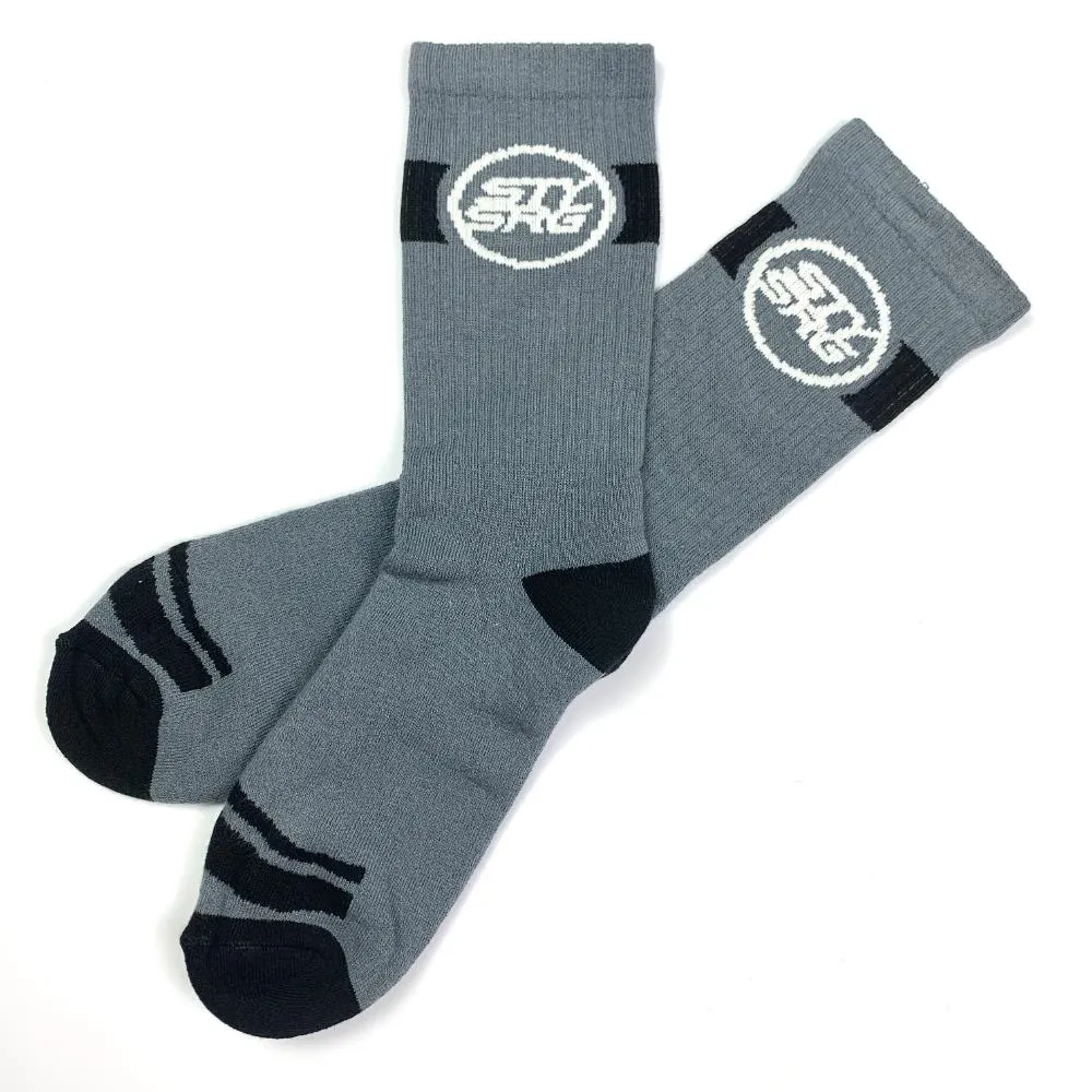 Stay Strong Icon Socks - Grey