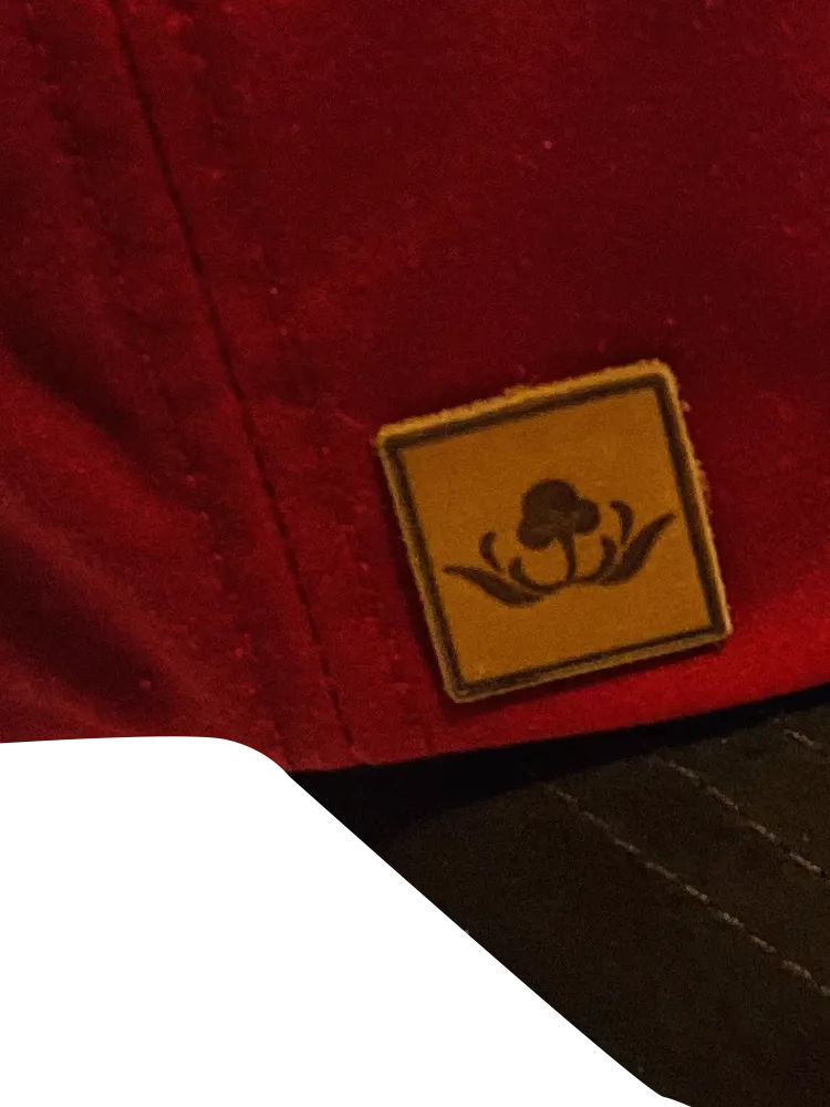 The Cotton Wax Baseball Cap - Red Wine