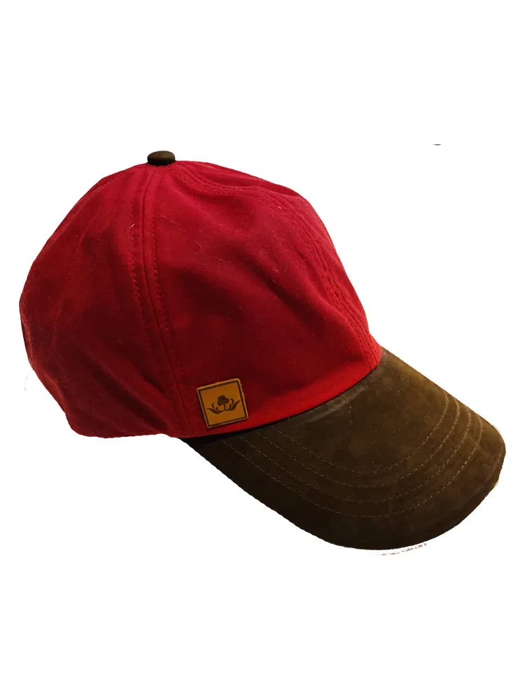 The Cotton Wax Baseball Cap - Red Wine