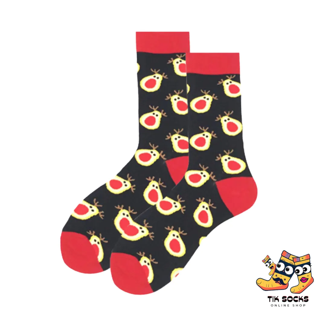 TikSocks|Christmas Socks-Cartoon Reindeer Socks