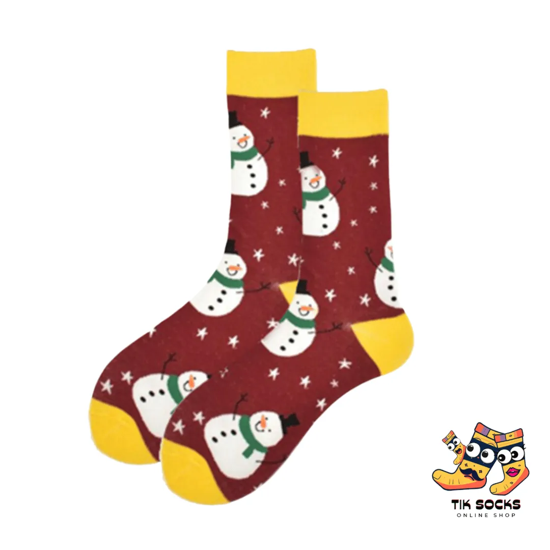 TikSocks|Christmas Socks-Snowman II