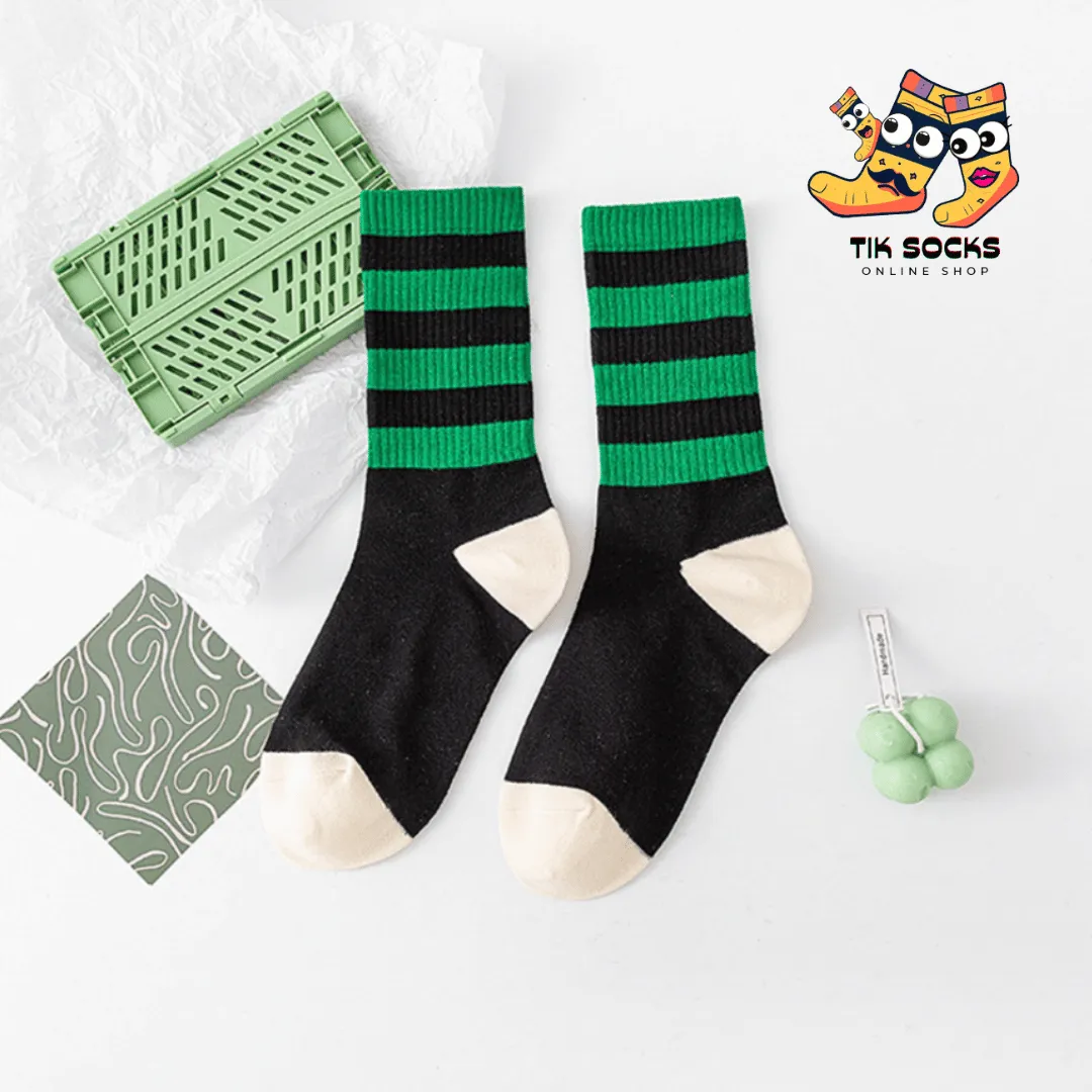 TikSocks|Stripe & plaid Socks