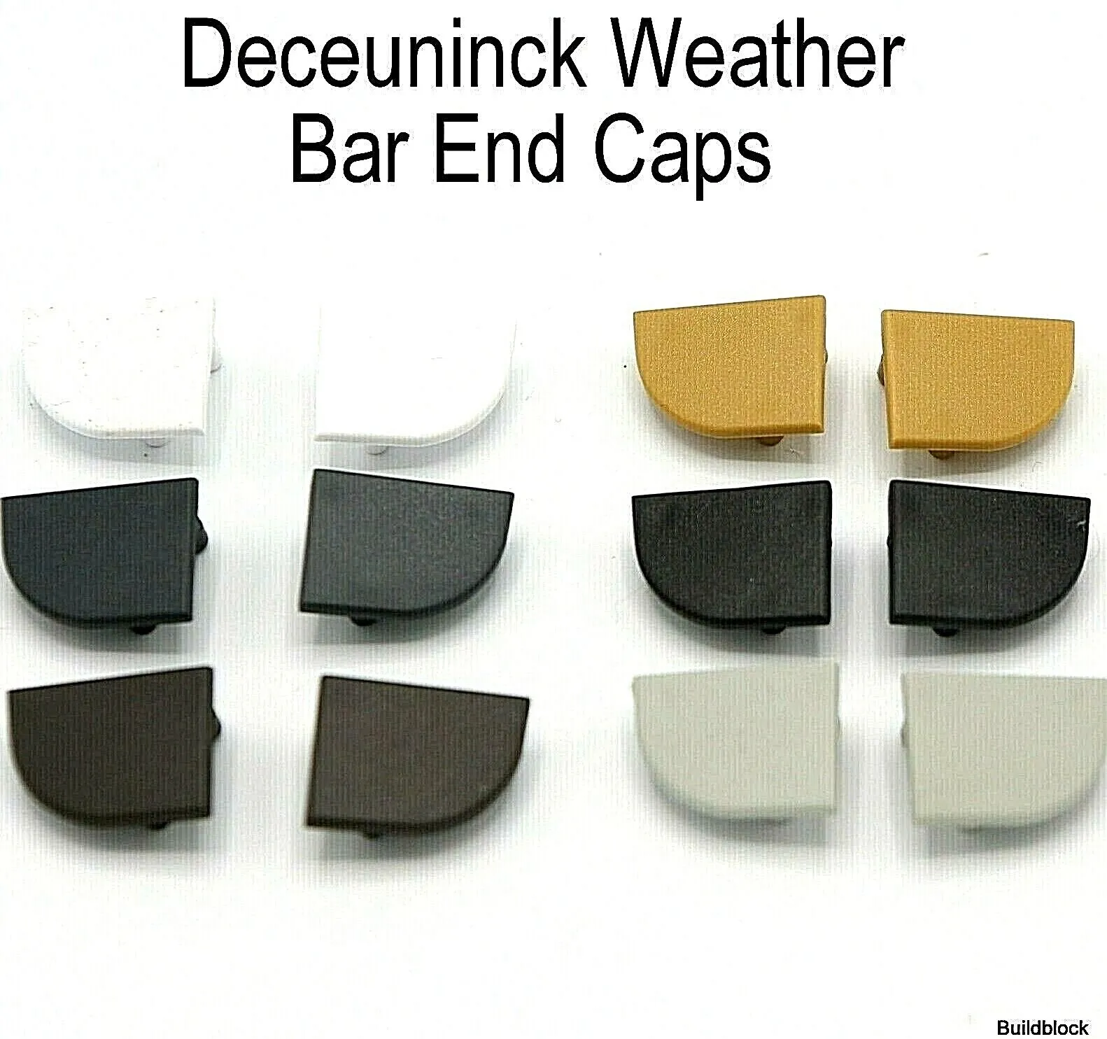 uPVC Weather Bar End Caps