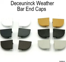 uPVC Weather Bar End Caps