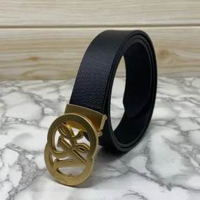 VSL Round Pin Buckle With Leather Strap-JonasParamount