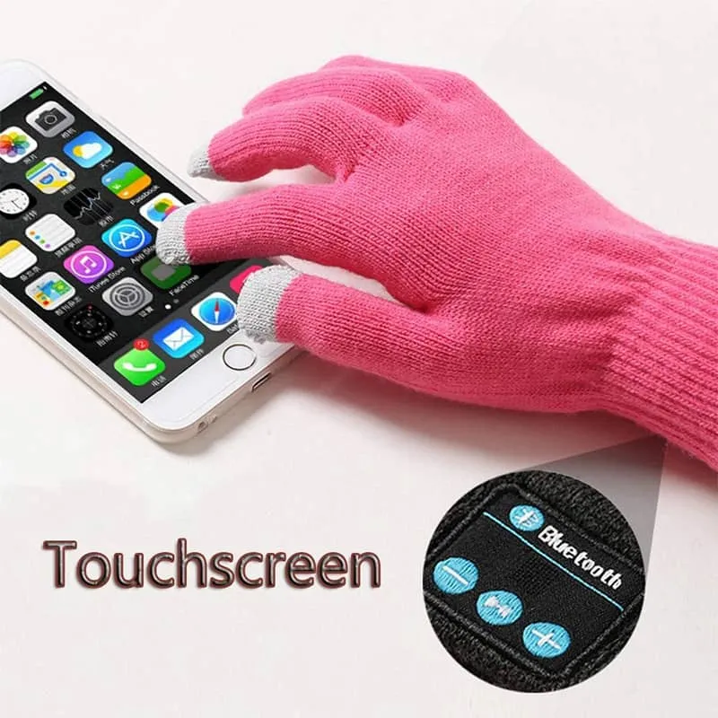 Warm Touch Screen Phone Bluetooth Speaker Gloves