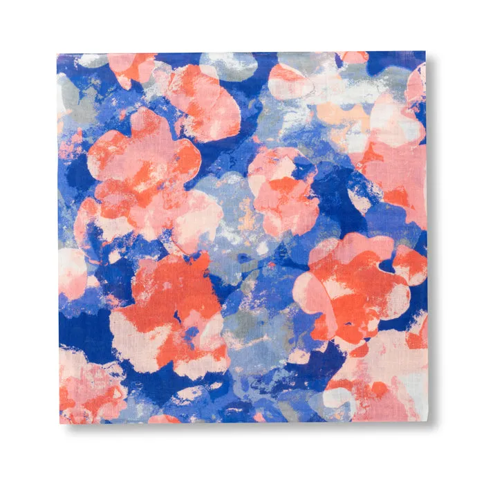 Watercolour Poppy Print Scarf