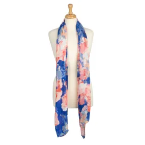 Watercolour Poppy Print Scarf