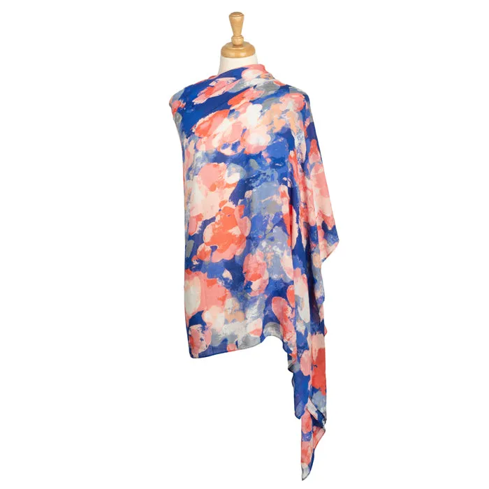 Watercolour Poppy Print Scarf