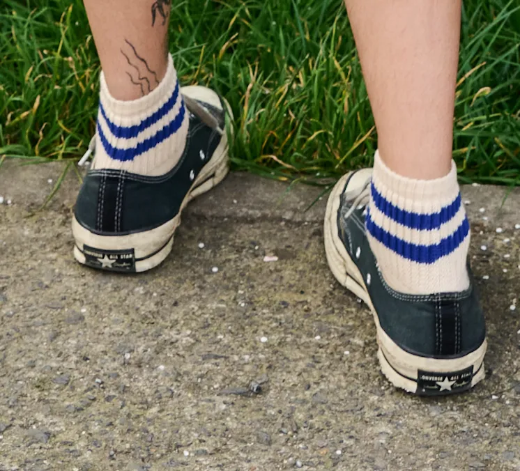 Women Ankle Socks Pink / Brown