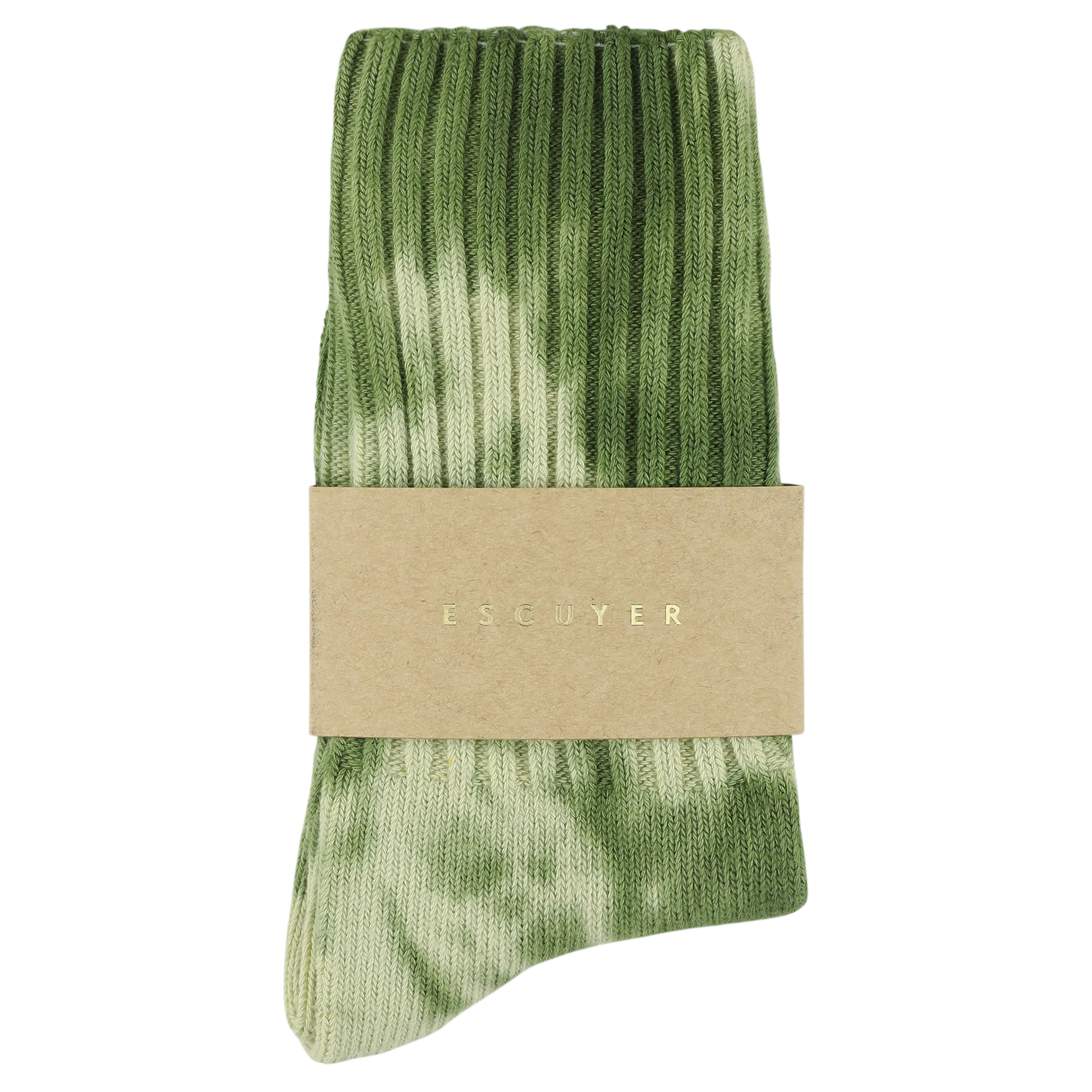 Women Tie Dye Socks - Olive