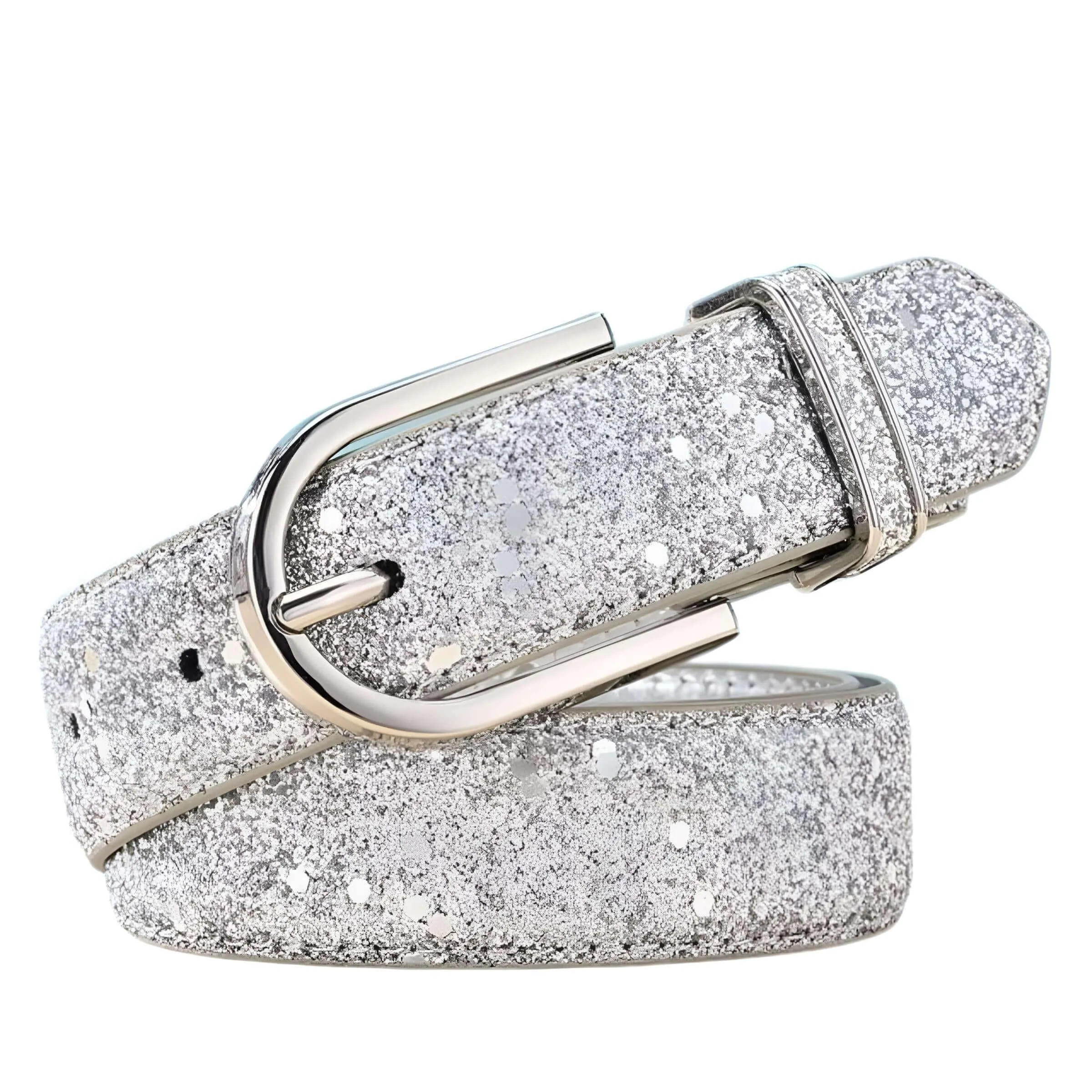 Women's High Fashion Glitter Belt