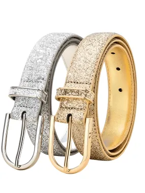 Women's High Fashion Glitter Belt