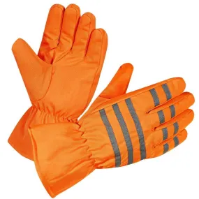 Xelement XS0405 'Gauntlet' Men's Neon Orange Waterproof Tri-Tex Gloves