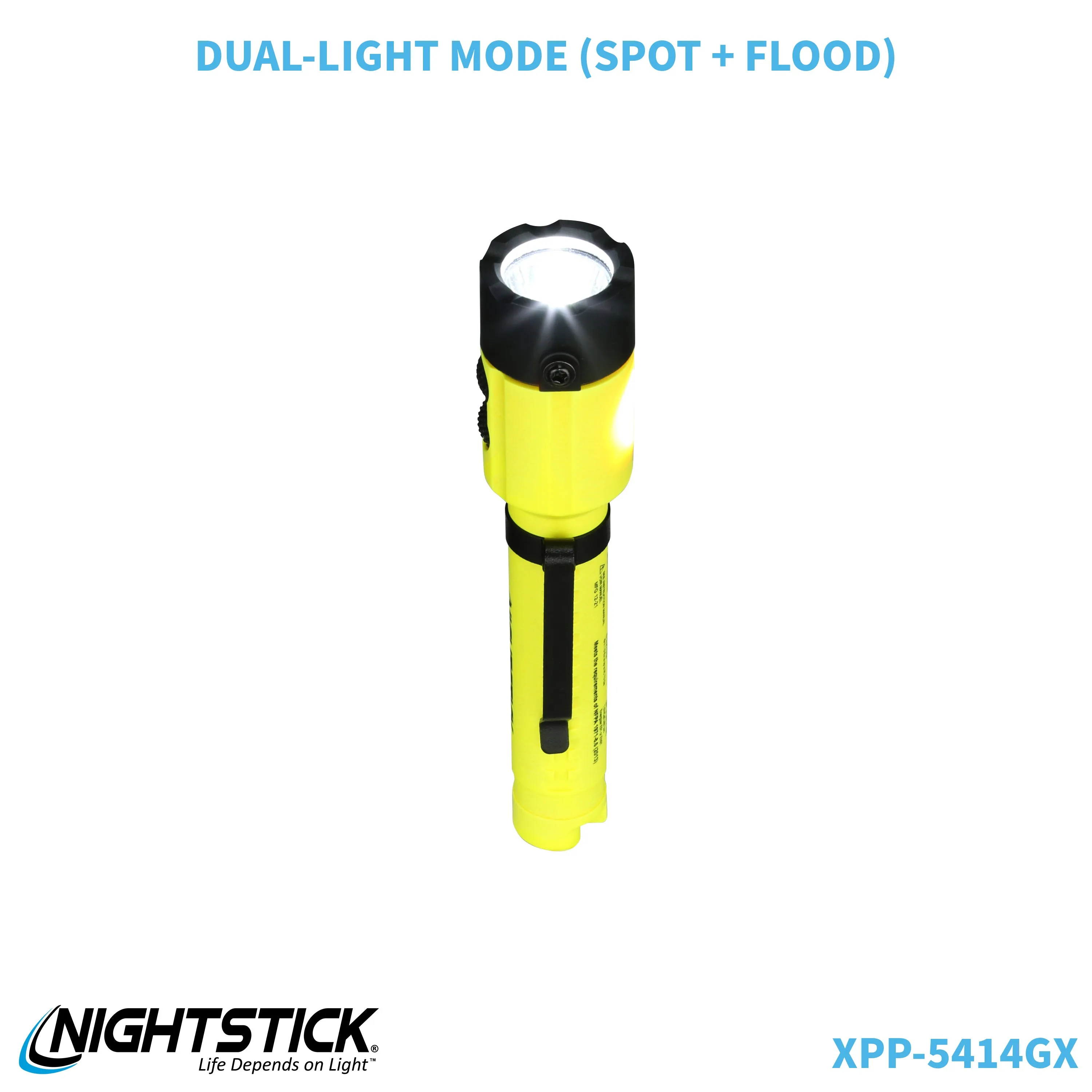 XPP-5414GX-K01: [Zone 0] IS Dual-Light Flashlight w/Tail Magnet & Kit