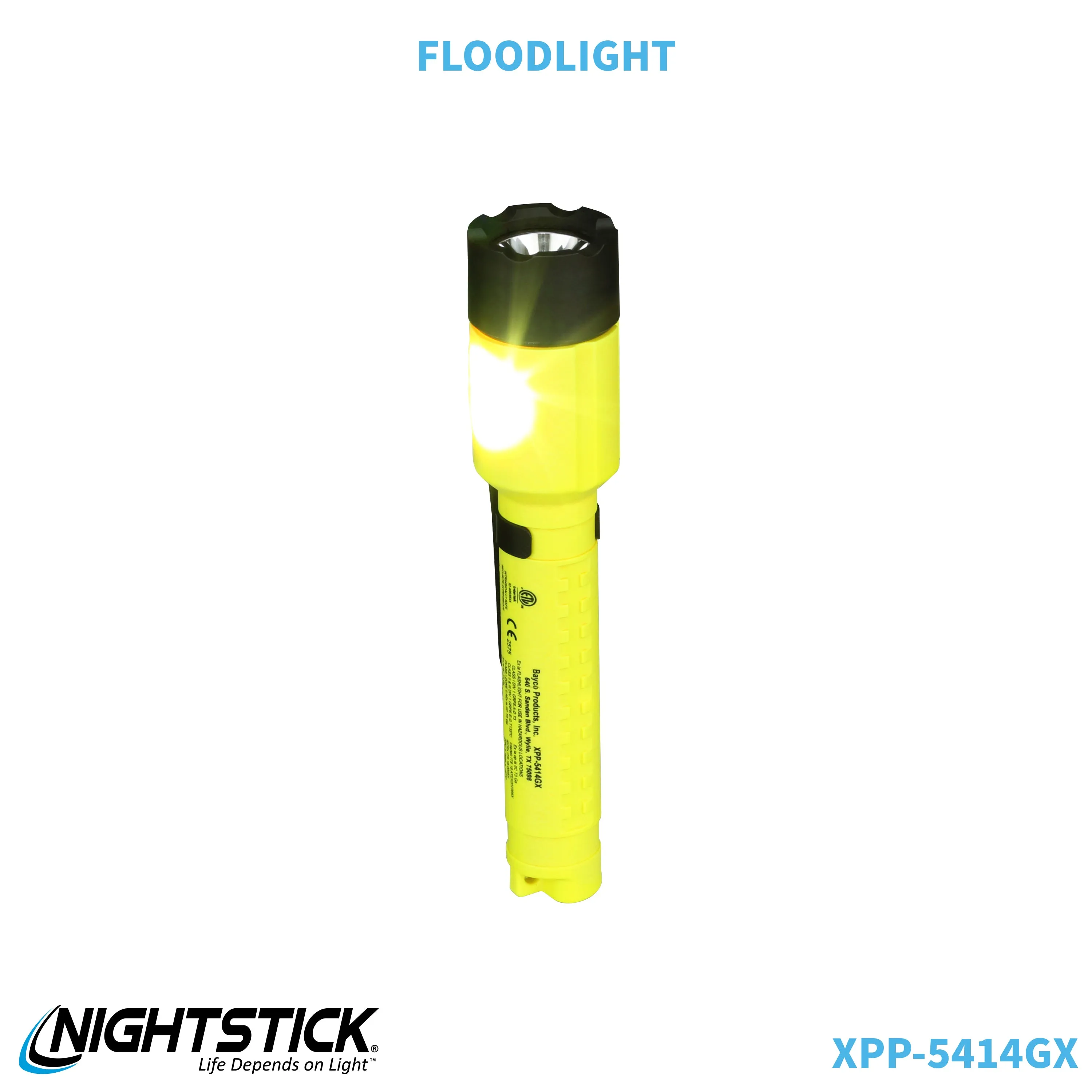 XPP-5414GX-K01: [Zone 0] IS Dual-Light Flashlight w/Tail Magnet & Kit