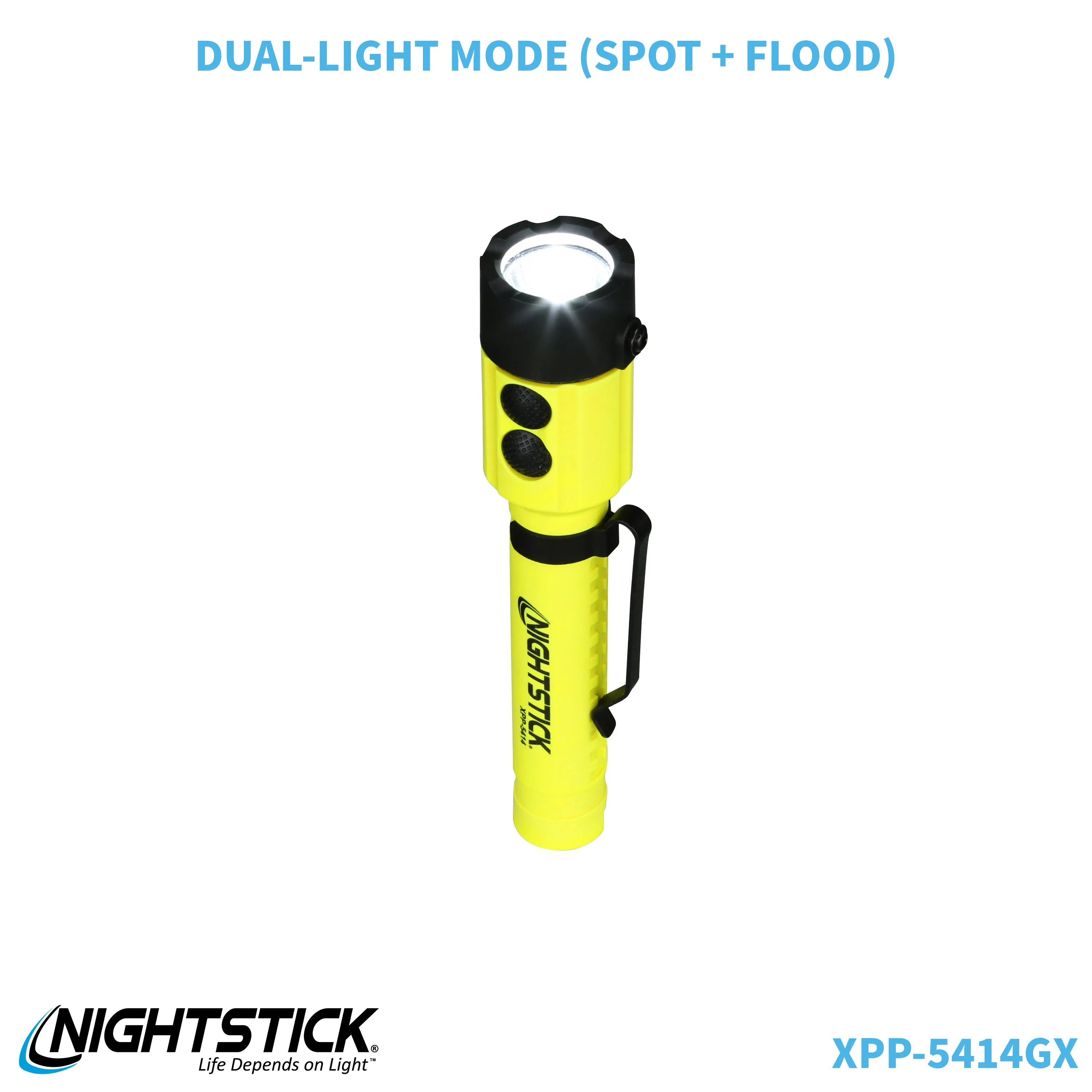 XPP-5414GX-K01: [Zone 0] IS Dual-Light Flashlight w/Tail Magnet & Kit