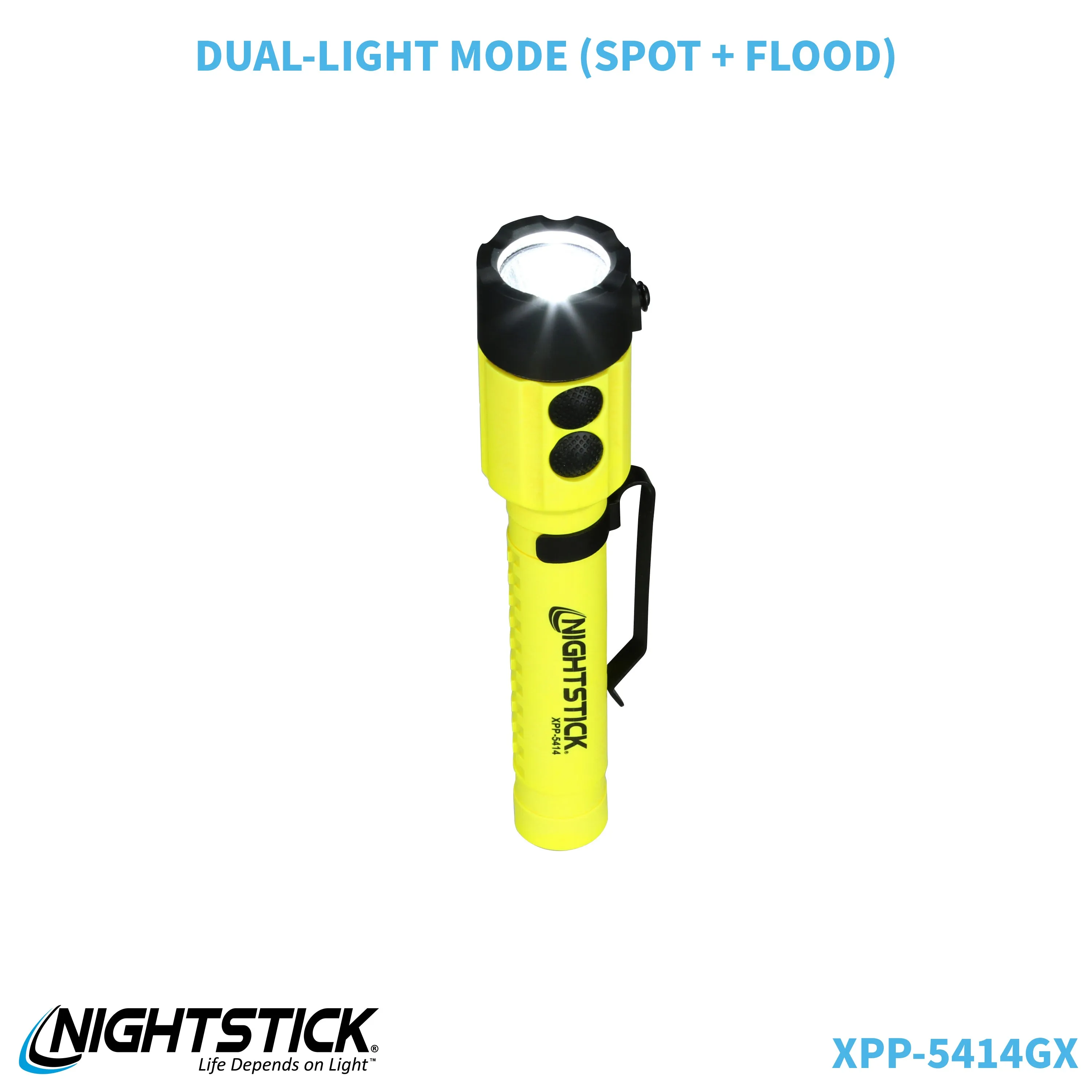 XPP-5414GX-K01: [Zone 0] IS Dual-Light Flashlight w/Tail Magnet & Kit