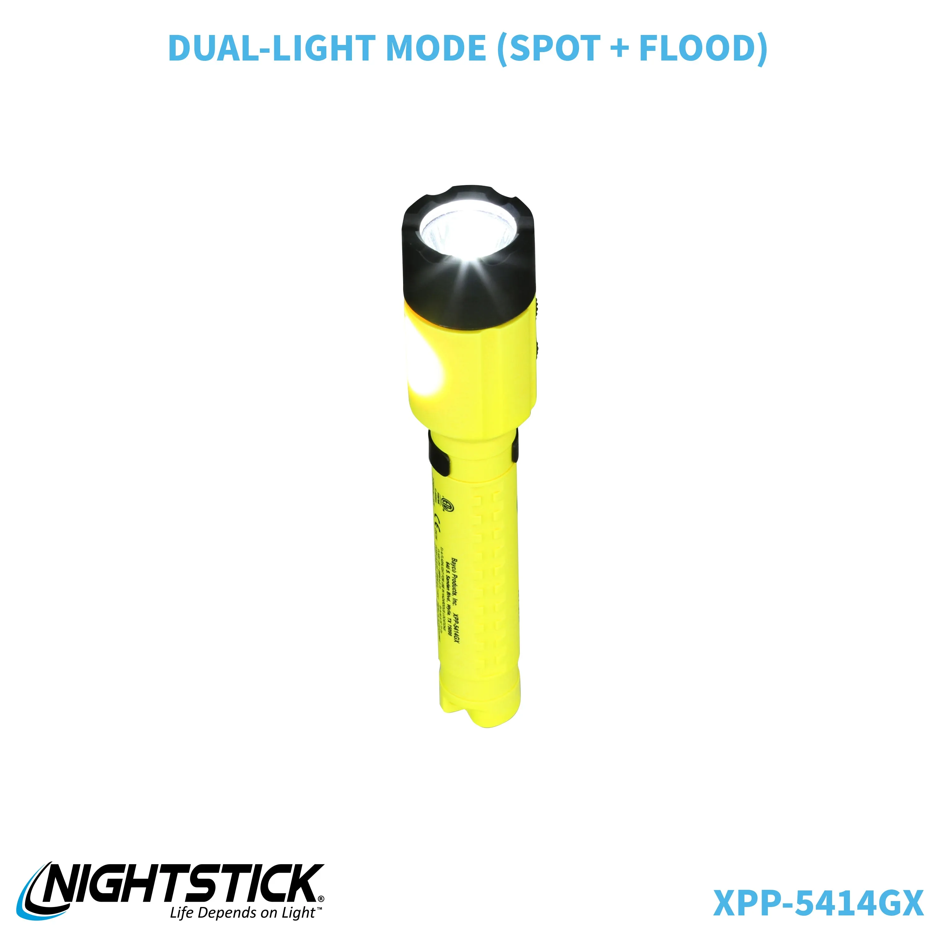 XPP-5414GX-K01: [Zone 0] IS Dual-Light Flashlight w/Tail Magnet & Kit