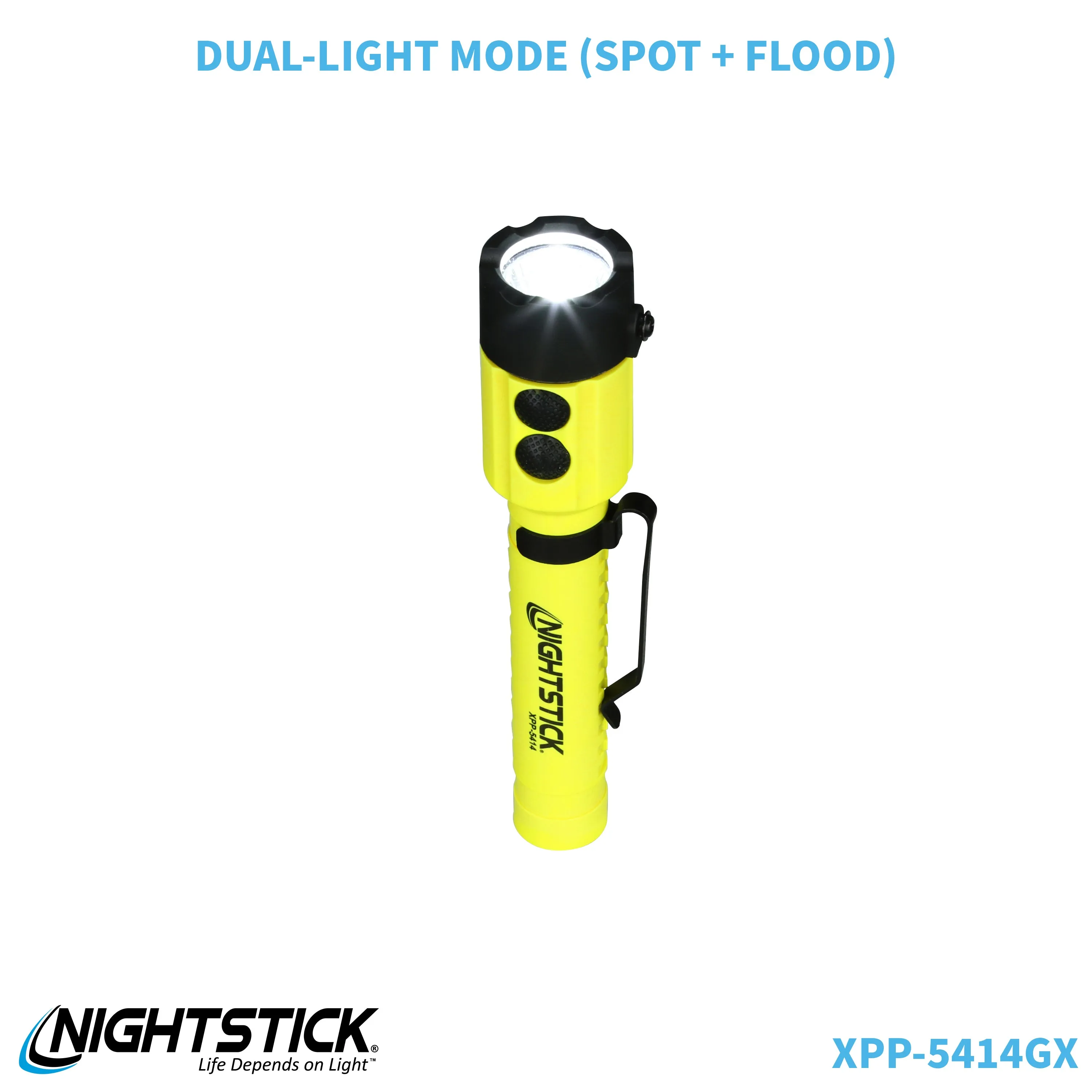 XPP-5414GX-K01: [Zone 0] IS Dual-Light Flashlight w/Tail Magnet & Kit