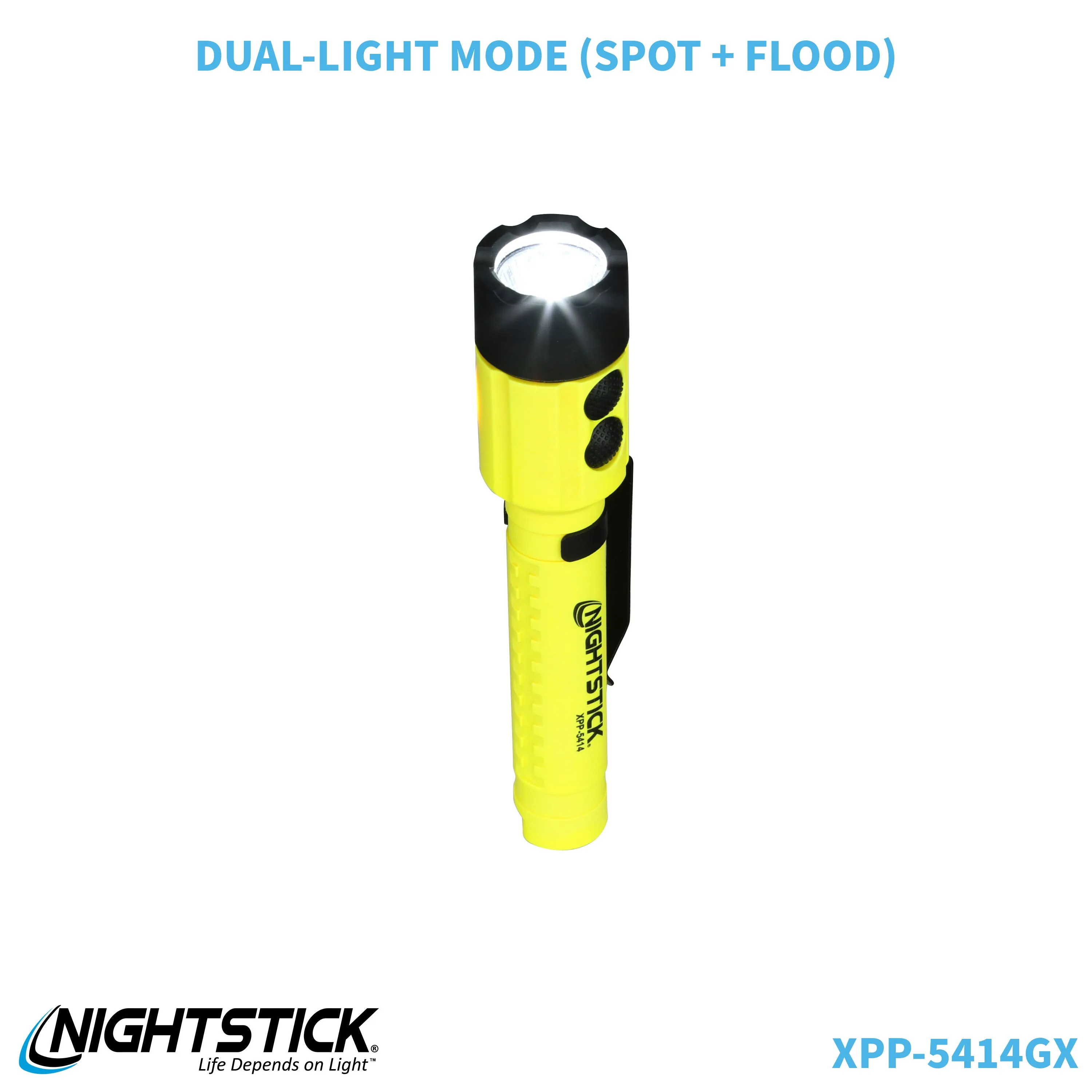 XPP-5414GX-K01: [Zone 0] IS Dual-Light Flashlight w/Tail Magnet & Kit