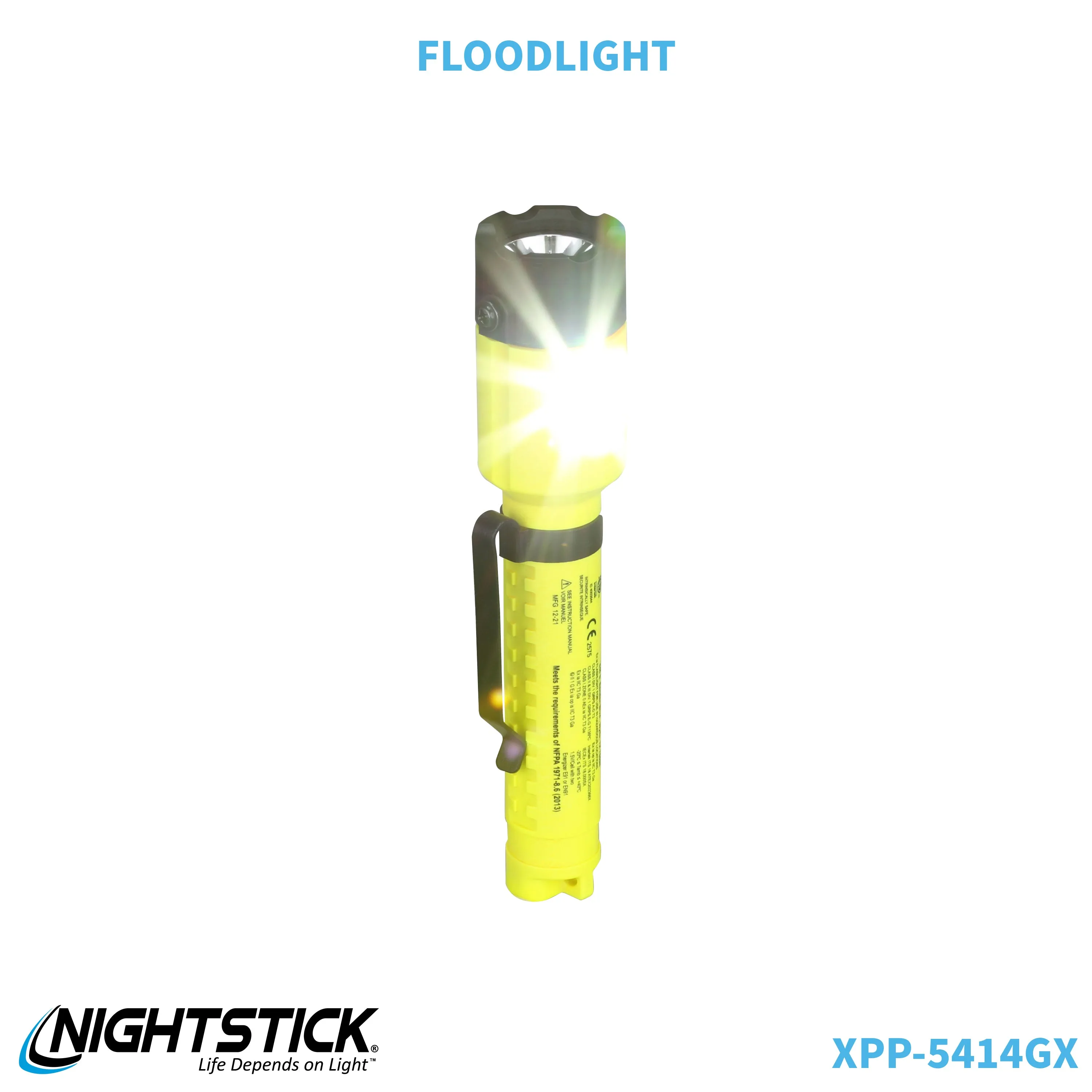 XPP-5414GX-K01: [Zone 0] IS Dual-Light Flashlight w/Tail Magnet & Kit